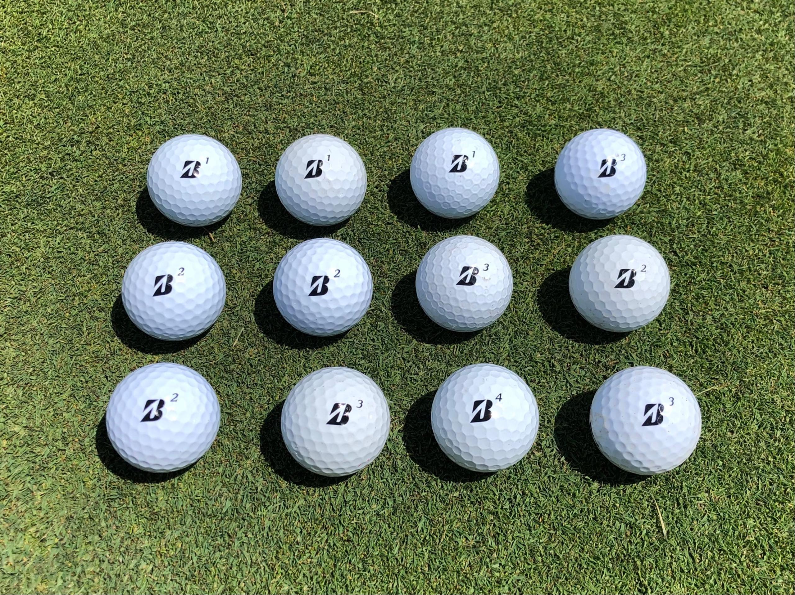 Bridgestone tour golf balls