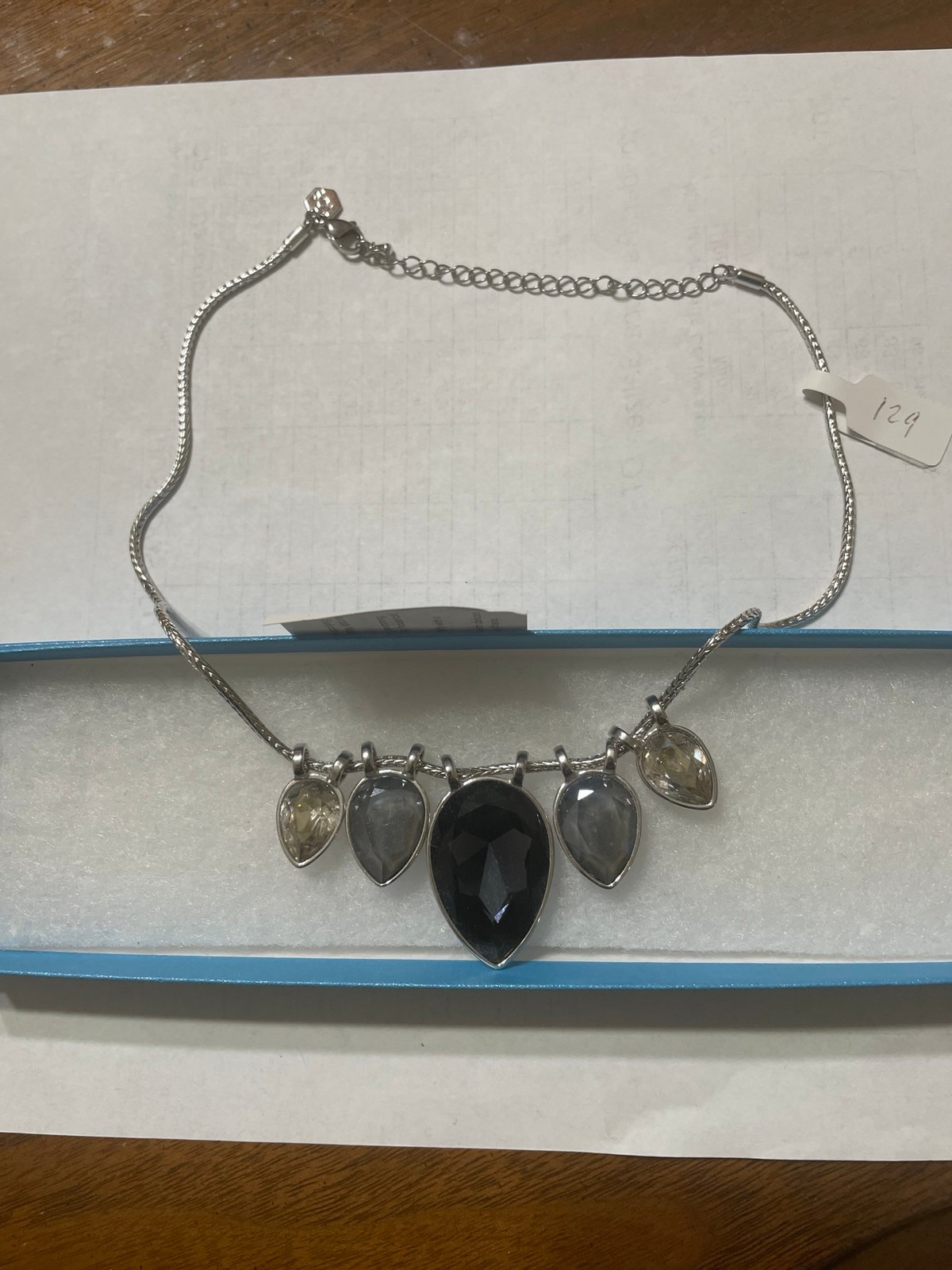 NIB Necklace by Touchstone Crystal by Swarovski
