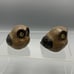 Vtg Otagiri Ceramic Stoneware Trio Owl Figurine Set 1960s Mom and 2 Baby Owls