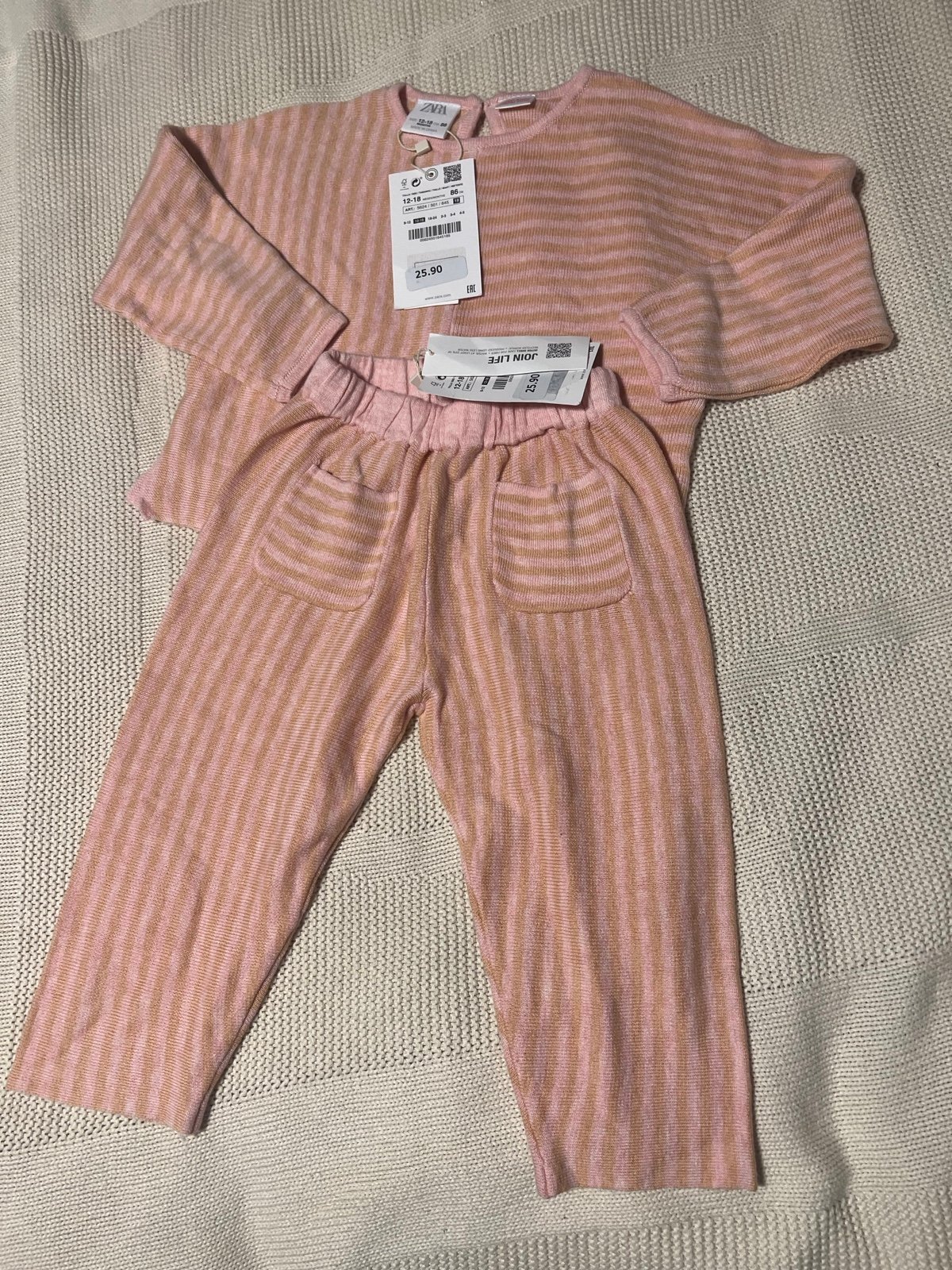 zara new set sz 12-18 m
