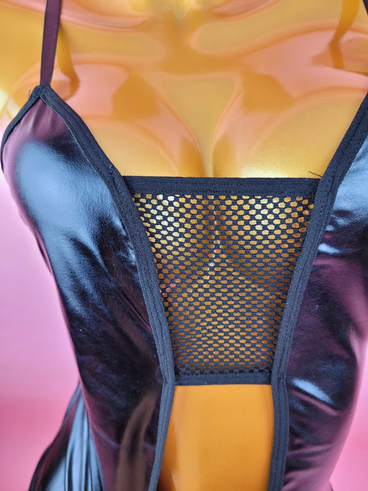 Cassidy, black mesh sexy bodysuit - Patrice Catanzaro Official Website