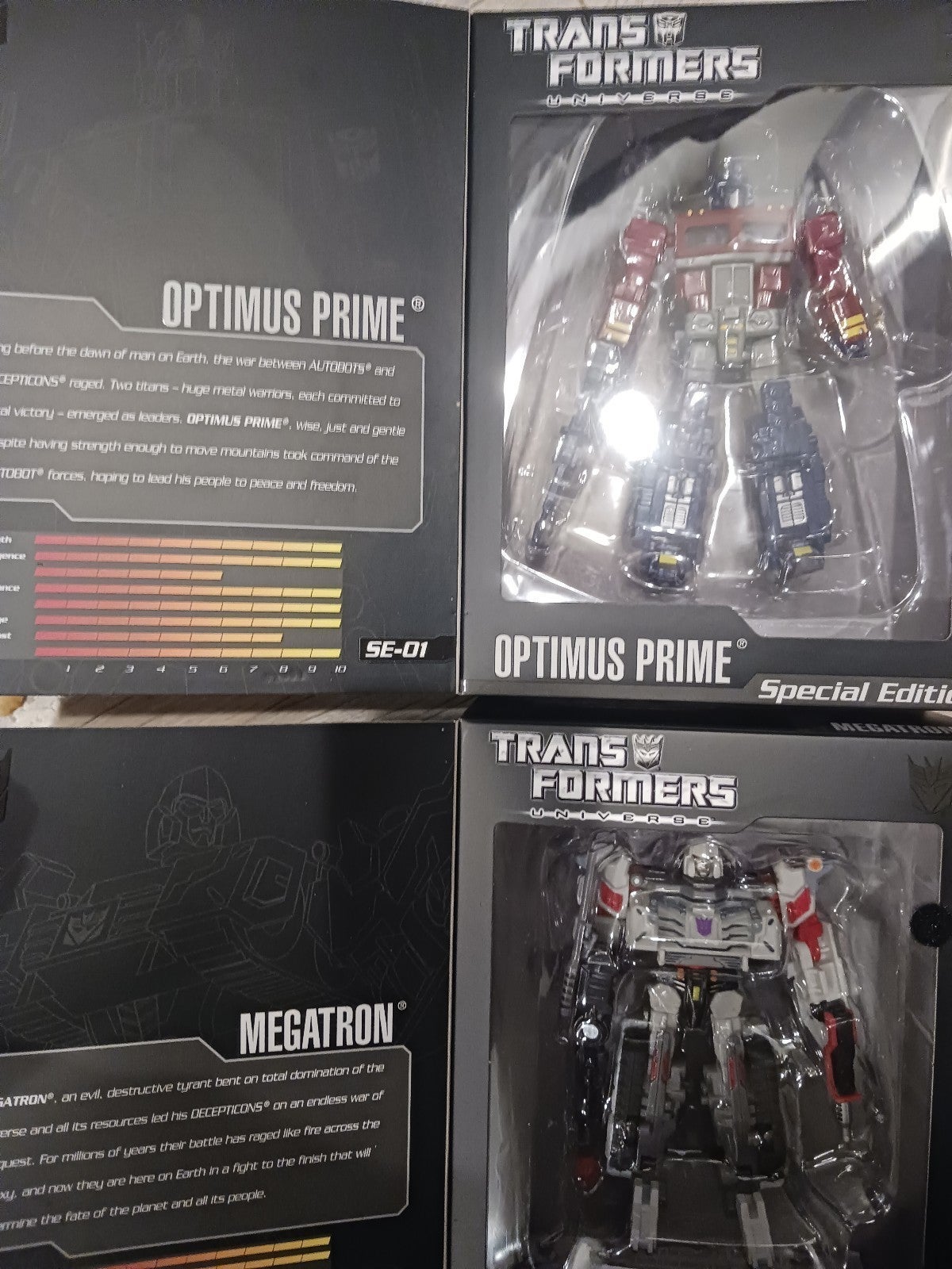 Transformers Universe 2-Figure Set Special Edition Optimus Prime & Megatron New