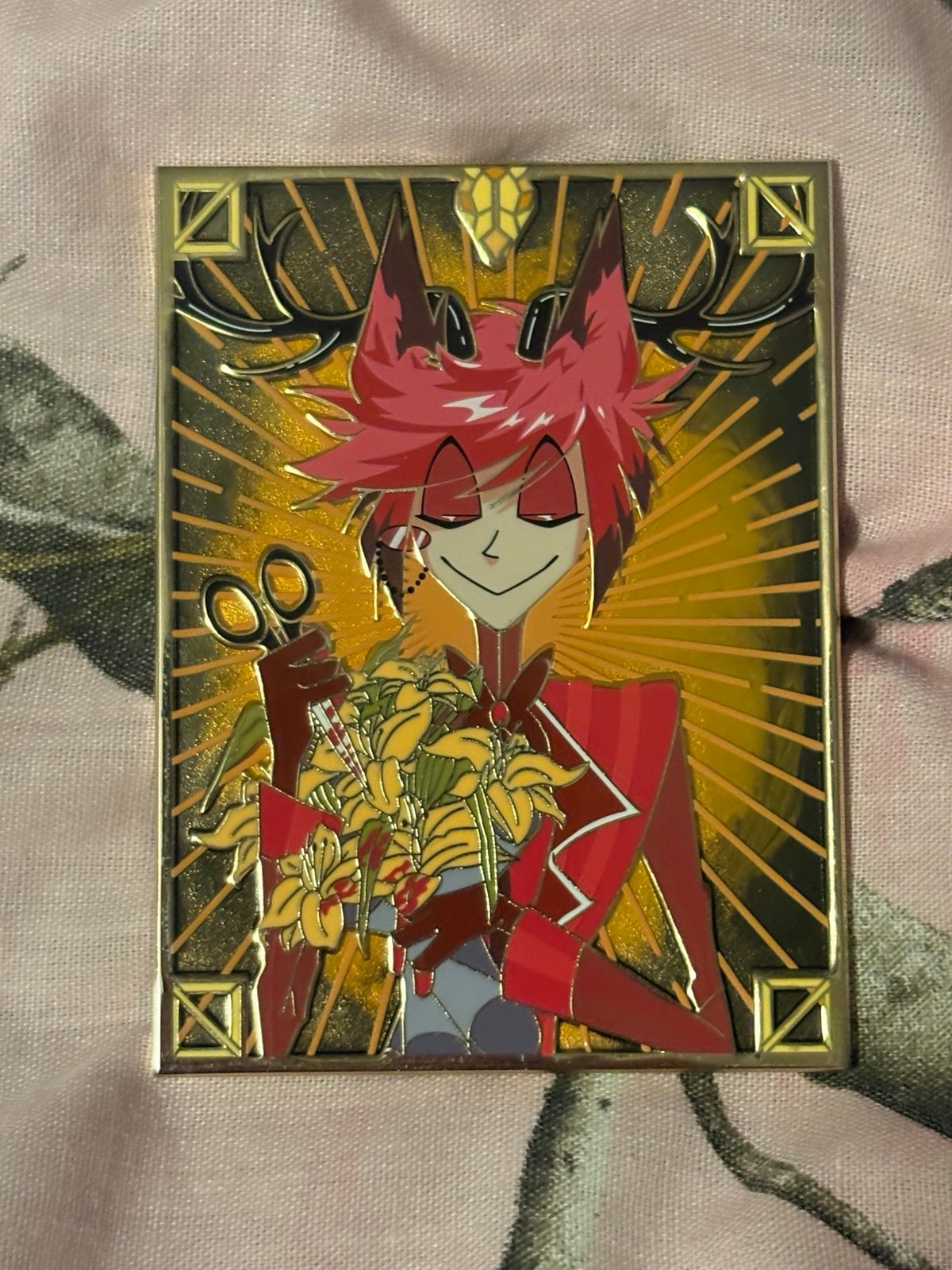Hazbin Hotel Fan Made Alastor Pin