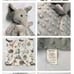 Lot of 10 Plush BABY Lovey Rattle Crinkle Stuffed Animal Carter’s SLOTH Llama