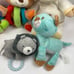 Lot of 10 Plush BABY Lovey Rattle Crinkle Stuffed Animal Carter’s SLOTH Llama