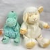 Lot of 10 Plush BABY Lovey Rattle Crinkle Stuffed Animal Carter’s SLOTH Llama