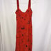 red suspender skirt