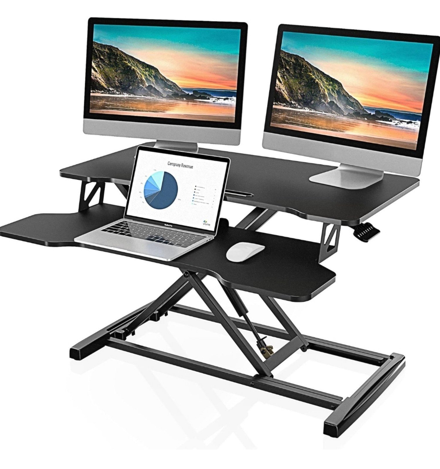 Height Adjustable Standing Desk Converter