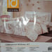 Intelligent Design Rebecca Metallic Full/Queen Comforter Set Pink Gold NEW 5pc.