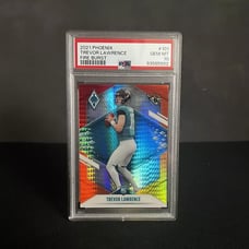 Trevor Lawrence Rookie RC PSA 10 2021 Phoenix Fire Burst #101 Jaguars