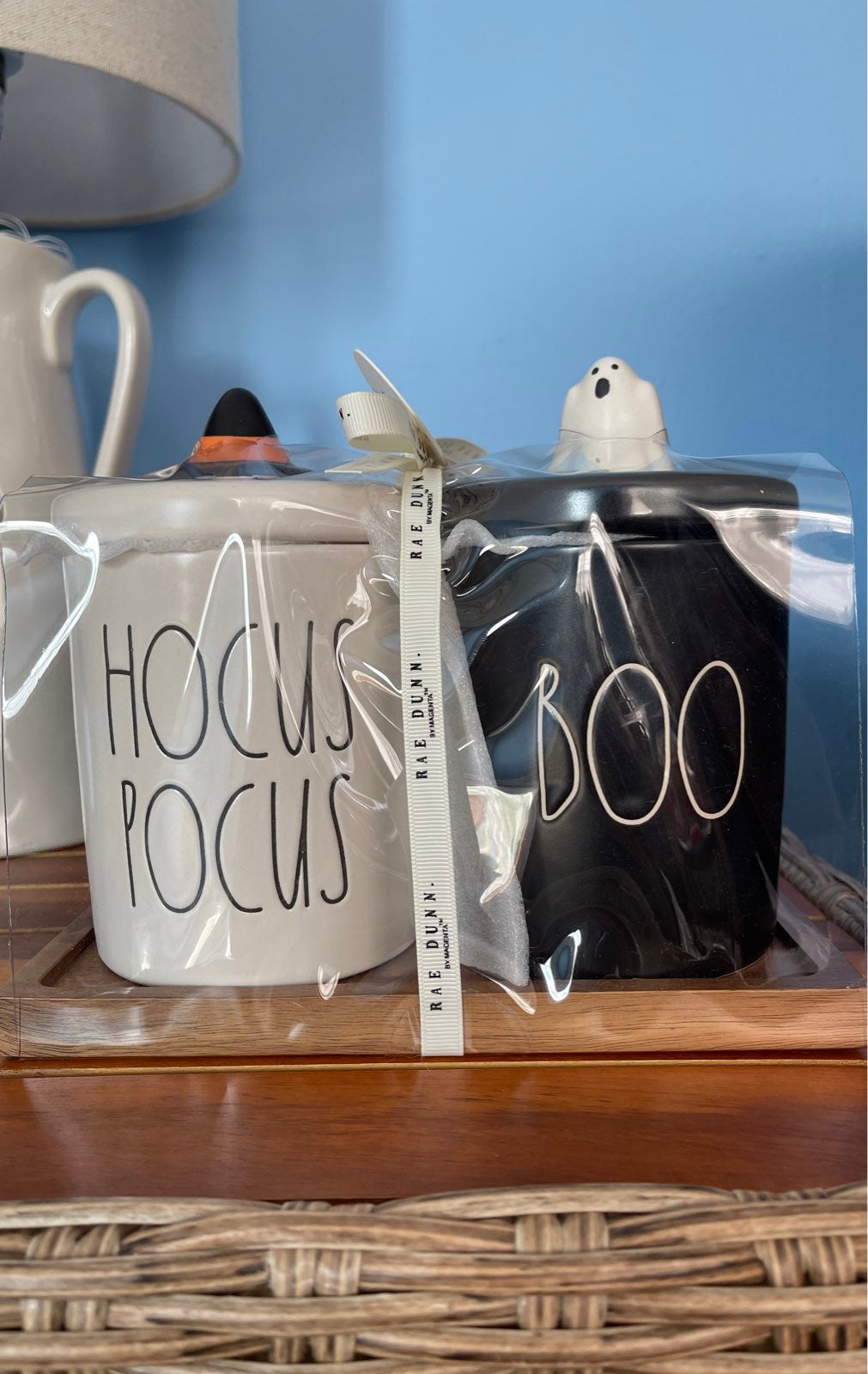 Rae Dunn halloween canister