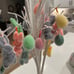 Easter 2025 Martha Stewart White Tree with Flocked Bunnies, Eggs and Carrots