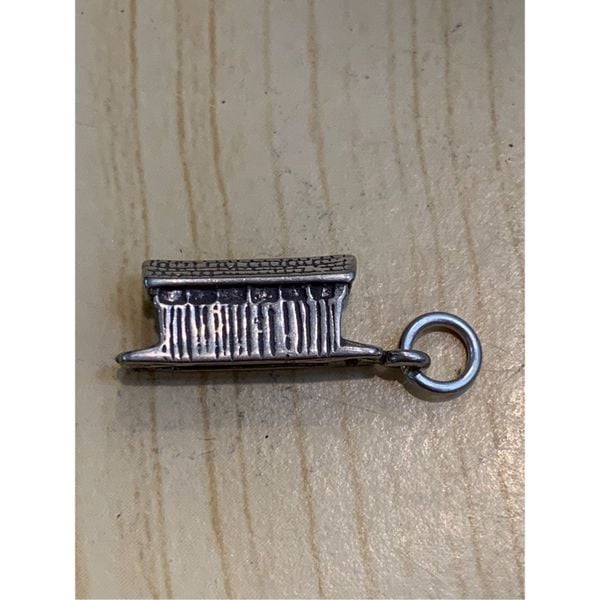 .925 Covered Bridge Sterling Silver Jewelry Charm