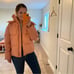 J. Crew Pink Signature Puffer Coat Small
