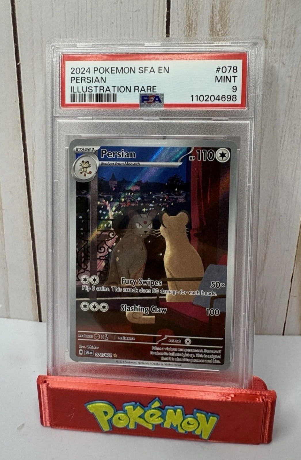 Pokemon Persian Illustration Rare PSA 9