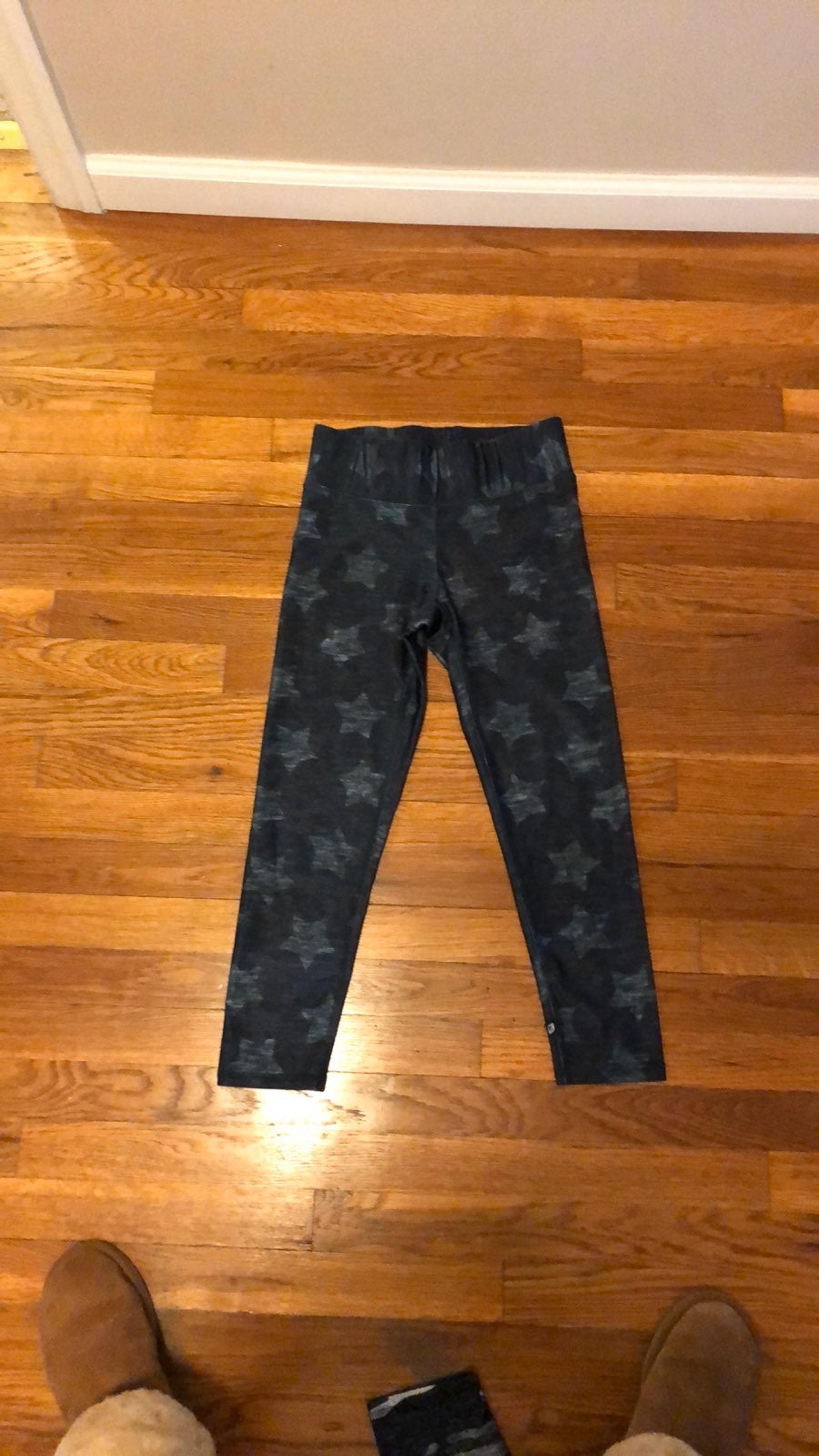 women small terez denim blue star capri