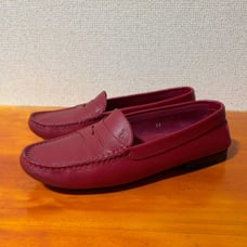 Tod's Driving Shoes Red 23cm 36 Loafers