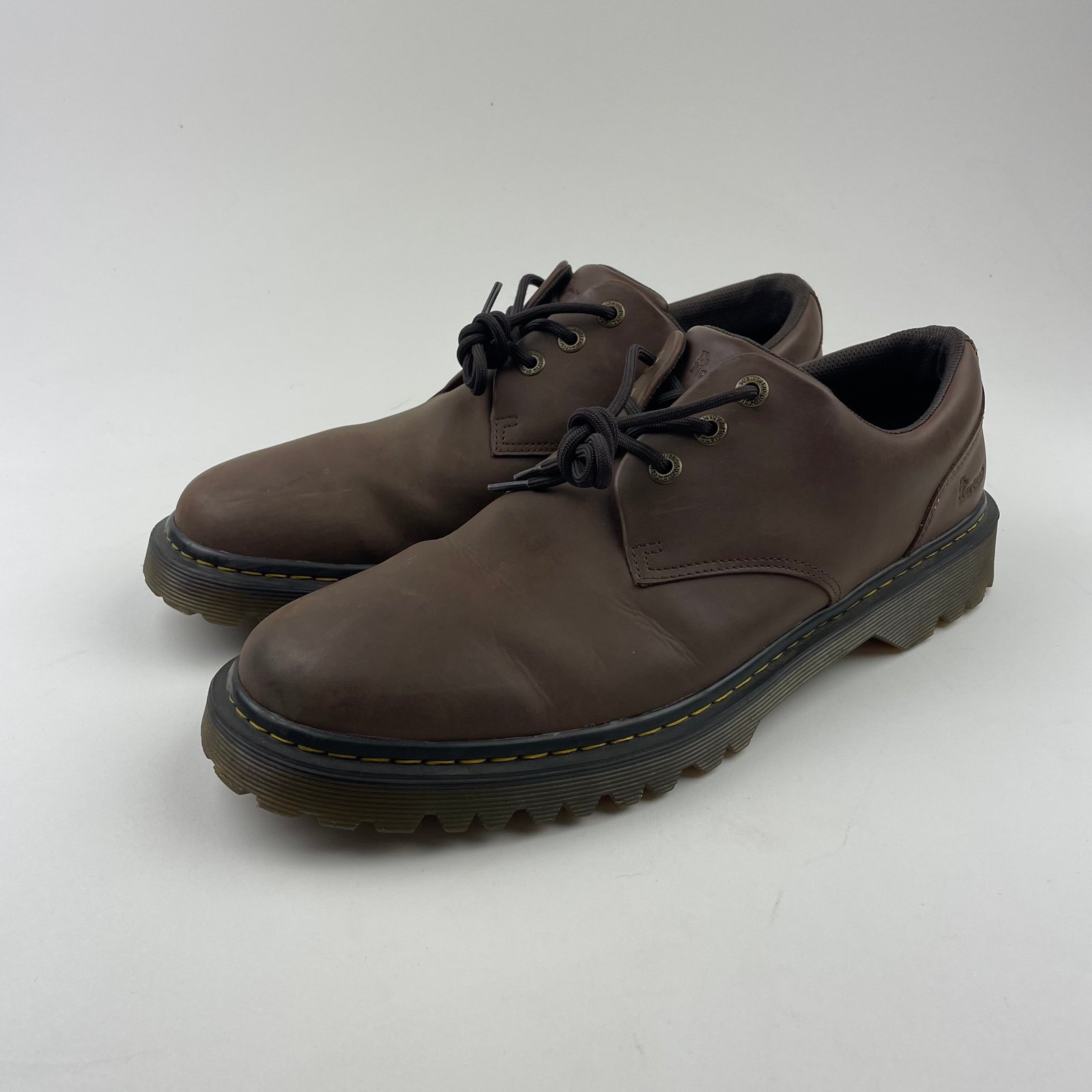 Dr Martens Kent Oxford Lace Up Shoes Smooth Leather Brown Mens Size 13