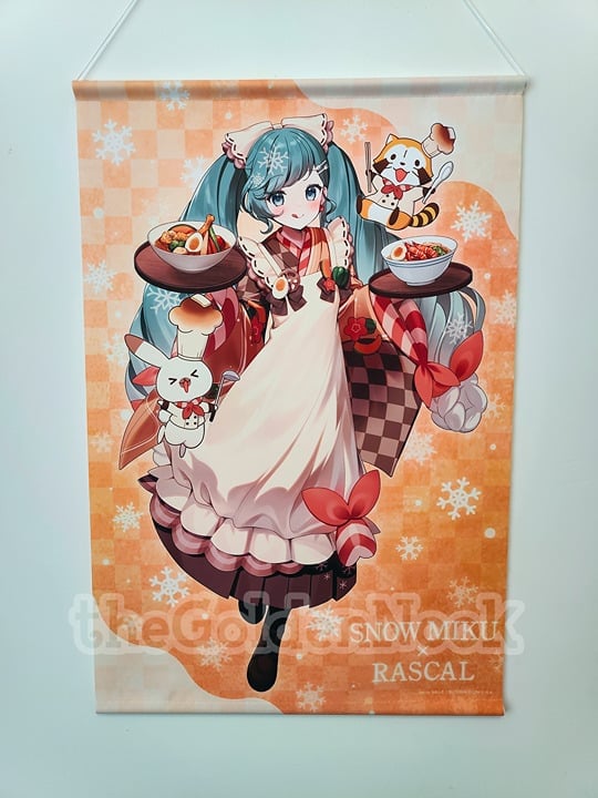 Cocollabo Hatsune Miku Winter Miku 2024 x Rascal B2 size tapestry