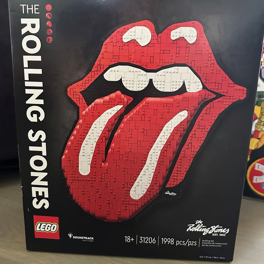 LEGO 31206 Art The Rolling Stones Retired Set New Sealed NSB Iconic Logo In 3D