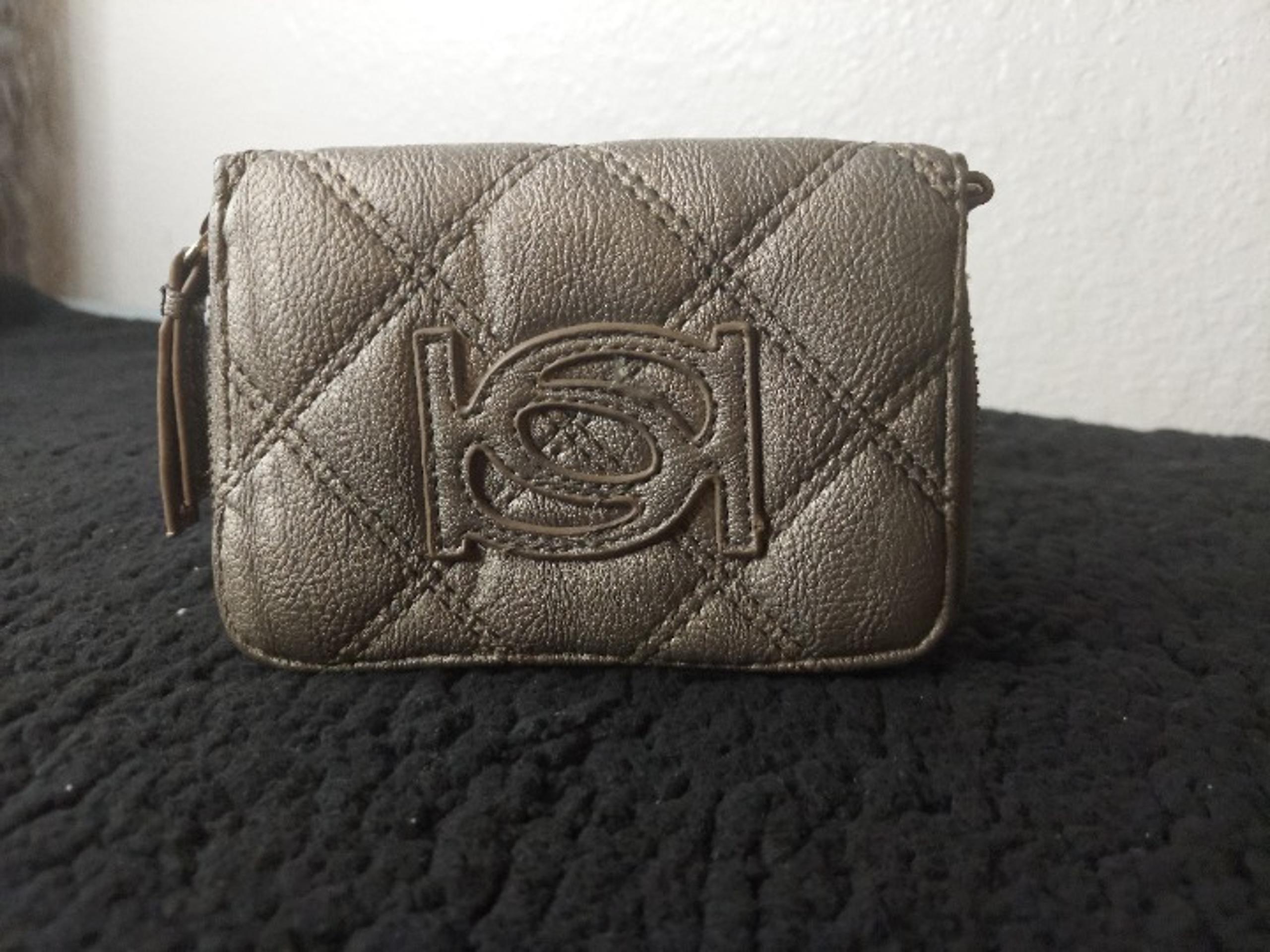 Bebe gold wallets for women