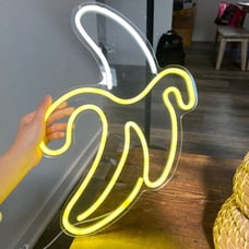 Banana neon light