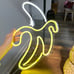 Banana neon light
