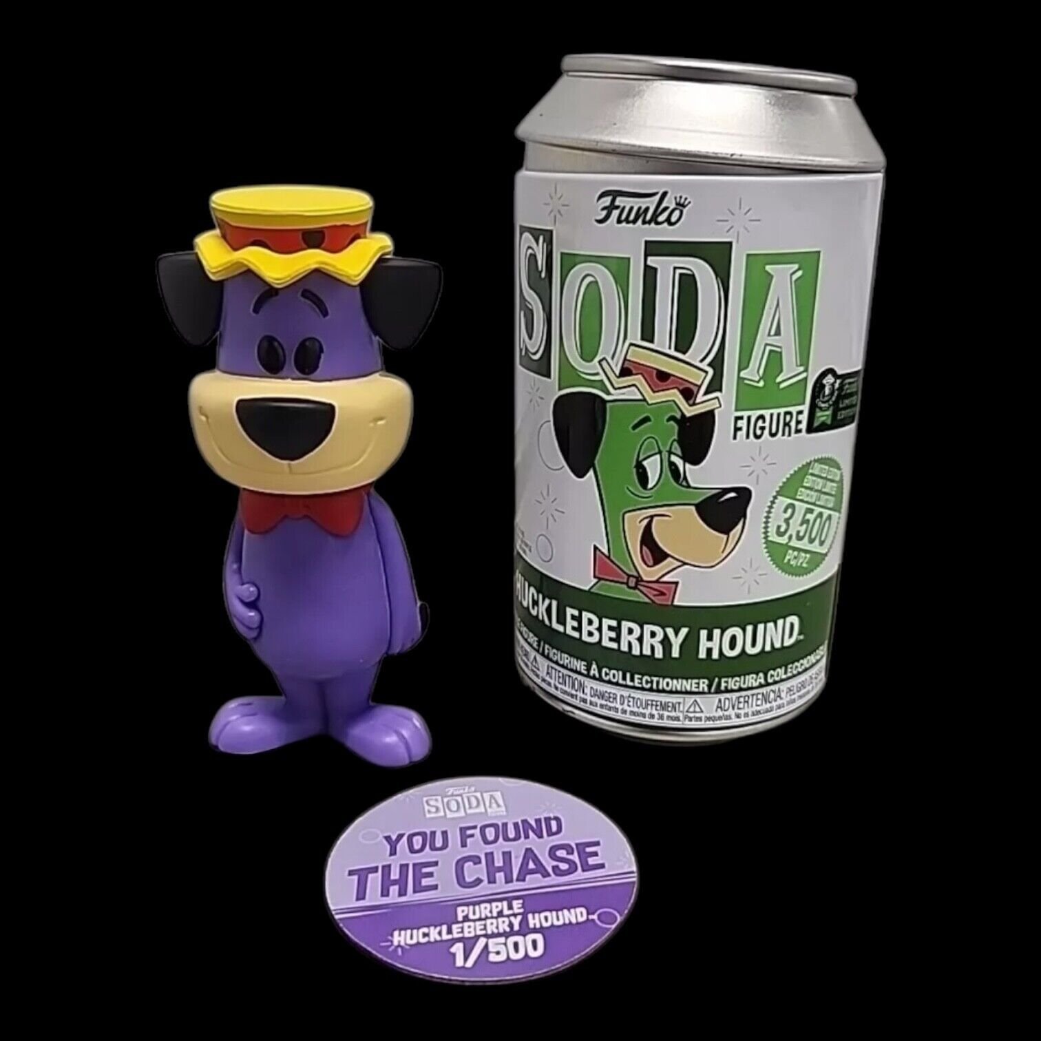 Funko Soda ECCC Exclusive Huckleberry Hound Purple Chase 1 of 500