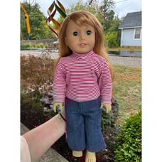 American girl doll Maryellen doll strawberry blonde green eyes