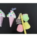 Adorable Gingerbread House Ice Cream Cone Christmas Ornament Lot -S1O