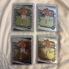 Four QB Bo Nix Rookie Cards! Toploaded