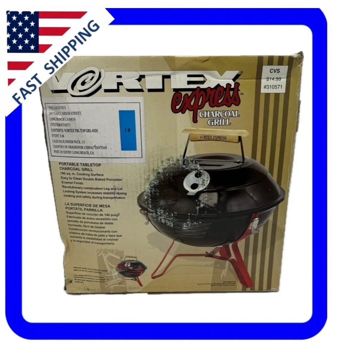 Vortex Express Charcoal Grill