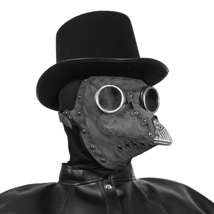 Plague Doctor Top Hat And Mask