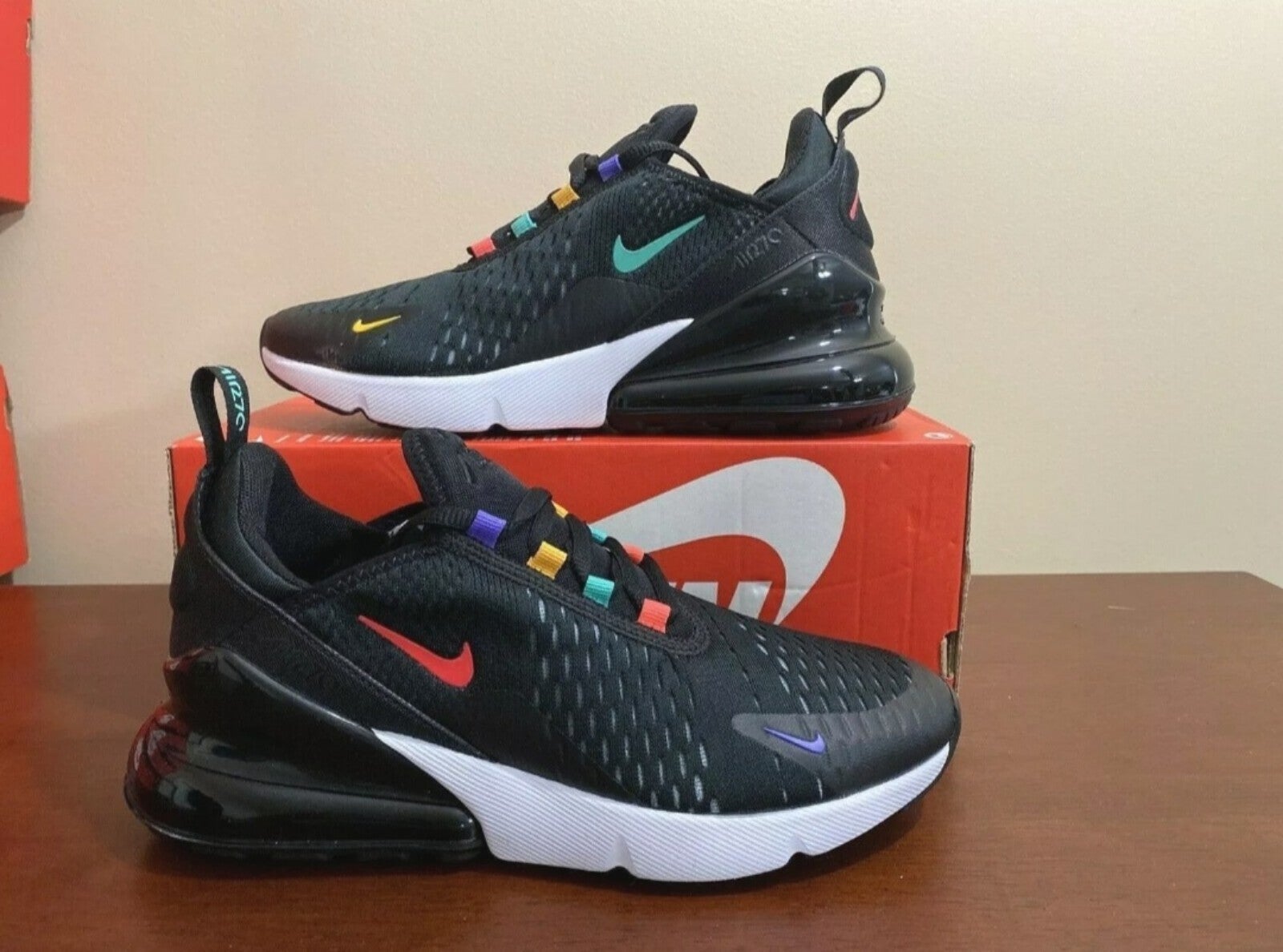 NEW Nike Air Max 270 GS 'GAME CHANGE' sales CJ6960-001 Size: 6Y Big Kids / 7.5 Womens