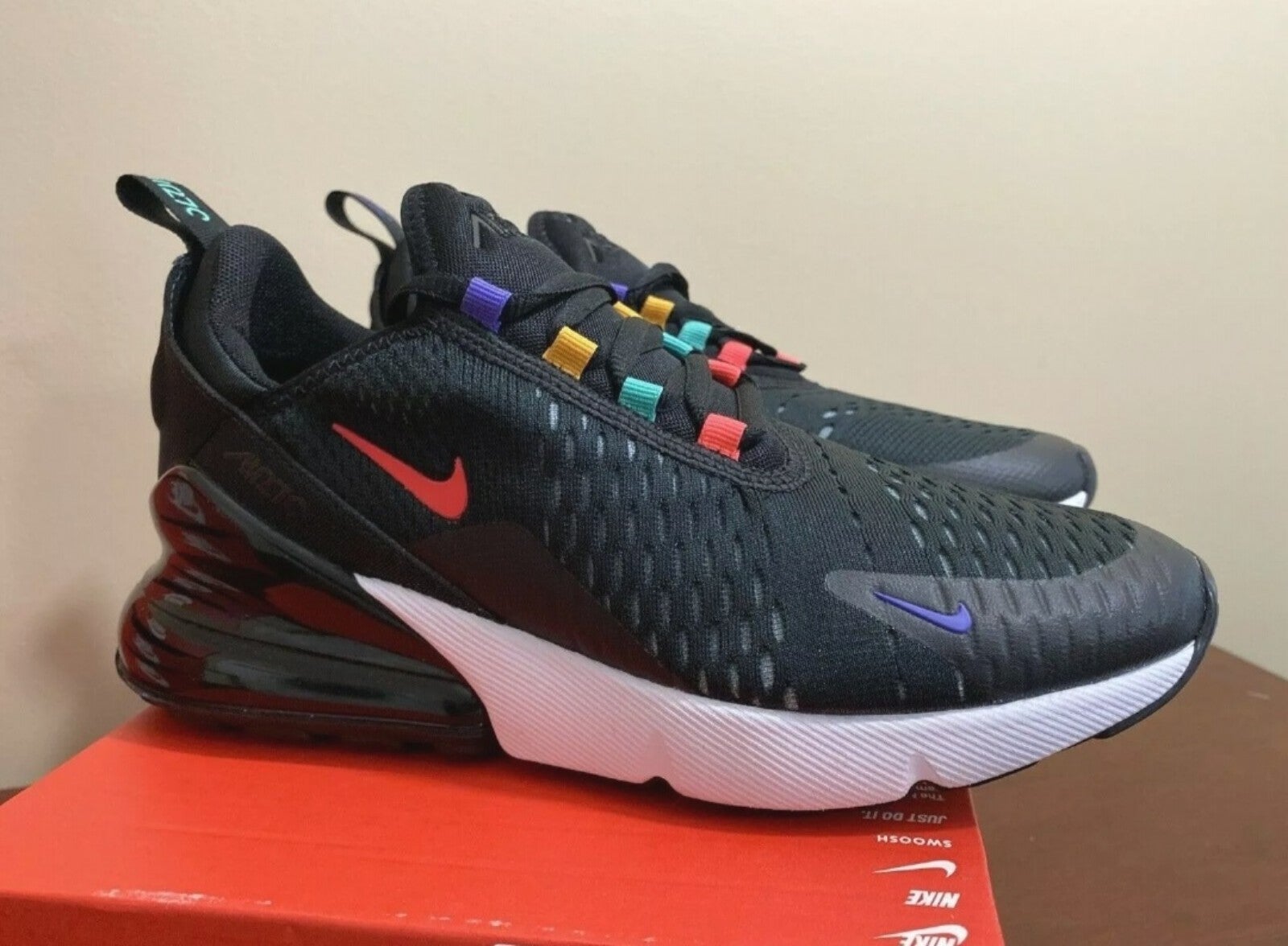 NEW Nike Air Max 270 GS 'GAME CHANGE' sales CJ6960-001 Size: 6Y Big Kids / 7.5 Womens