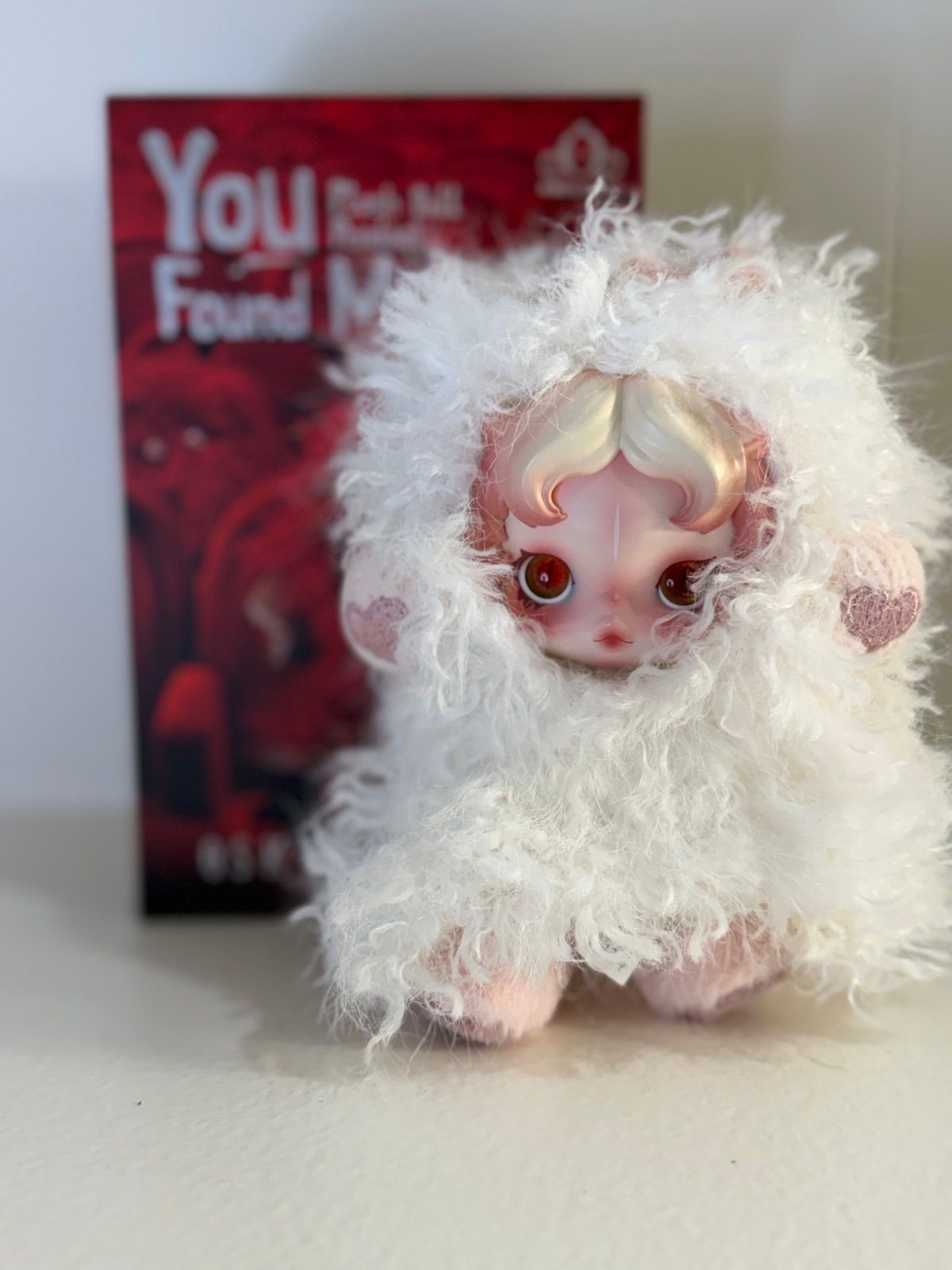 Authentic Pop Mart Skull Panda You Found Me Ghostie Plush Pendant unopened