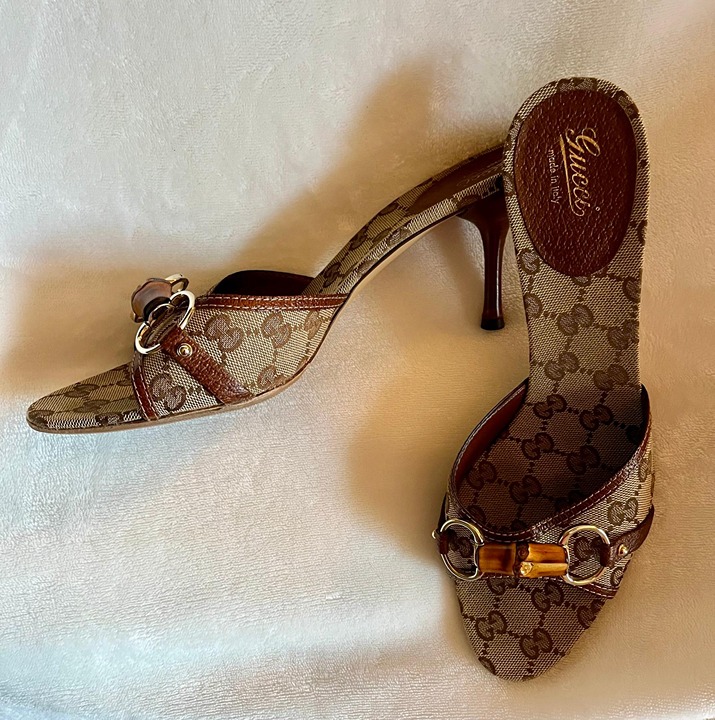 Gucci Bamboo High Heels Size 10