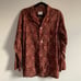 70s PLEETWAY Paisley Print Pajama Shirt and Pants Set