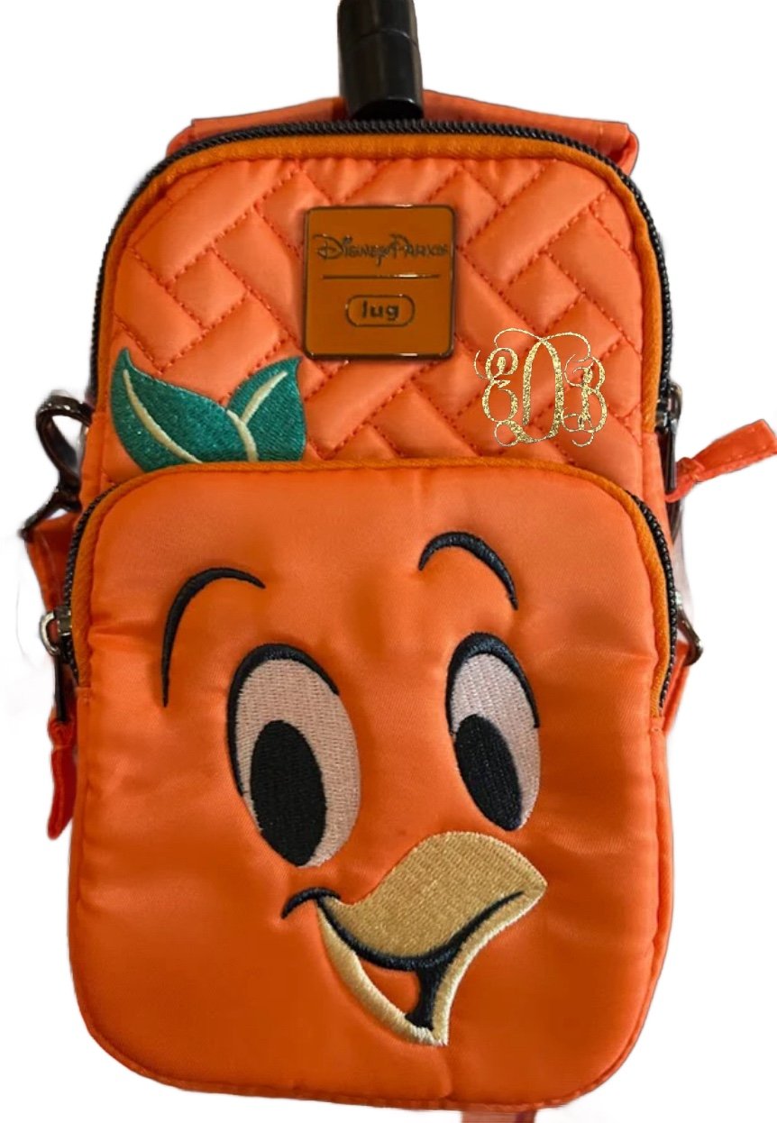 Disney Parks Lug Orange Bird Mini Skeeter Wallet Belt Bag Personalized NWT!