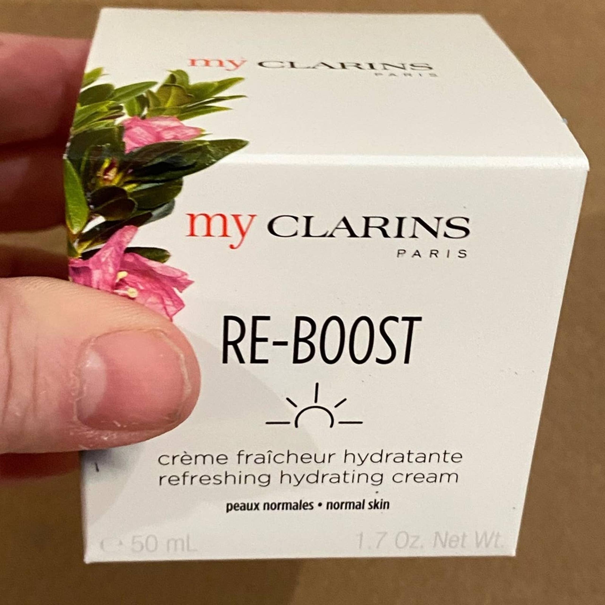 My Clarins RE-BOOST Refreshing Hydrating Cream NWT NEW IN BOX moisturizer
