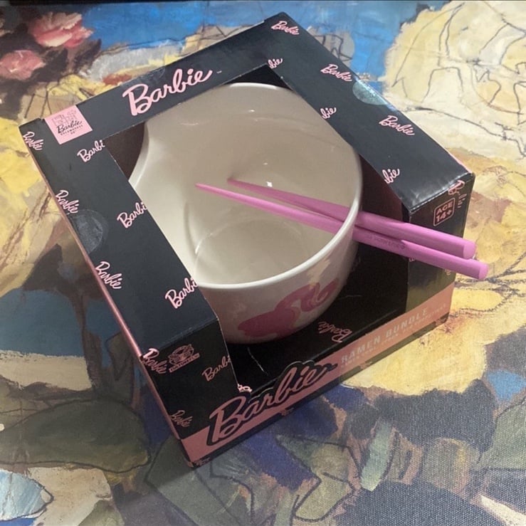 Barbie Bowl & Chopsticks