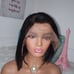 human hair lace front wig