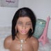 human hair lace front wig