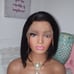 human hair lace front wig