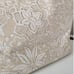 Oscar de la Renta Neiman Marcus Beige Tote Bag with White Floral Design