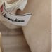 Oscar de la Renta Neiman Marcus Beige Tote Bag with White Floral Design