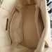 Oscar de la Renta Neiman Marcus Beige Tote Bag with White Floral Design
