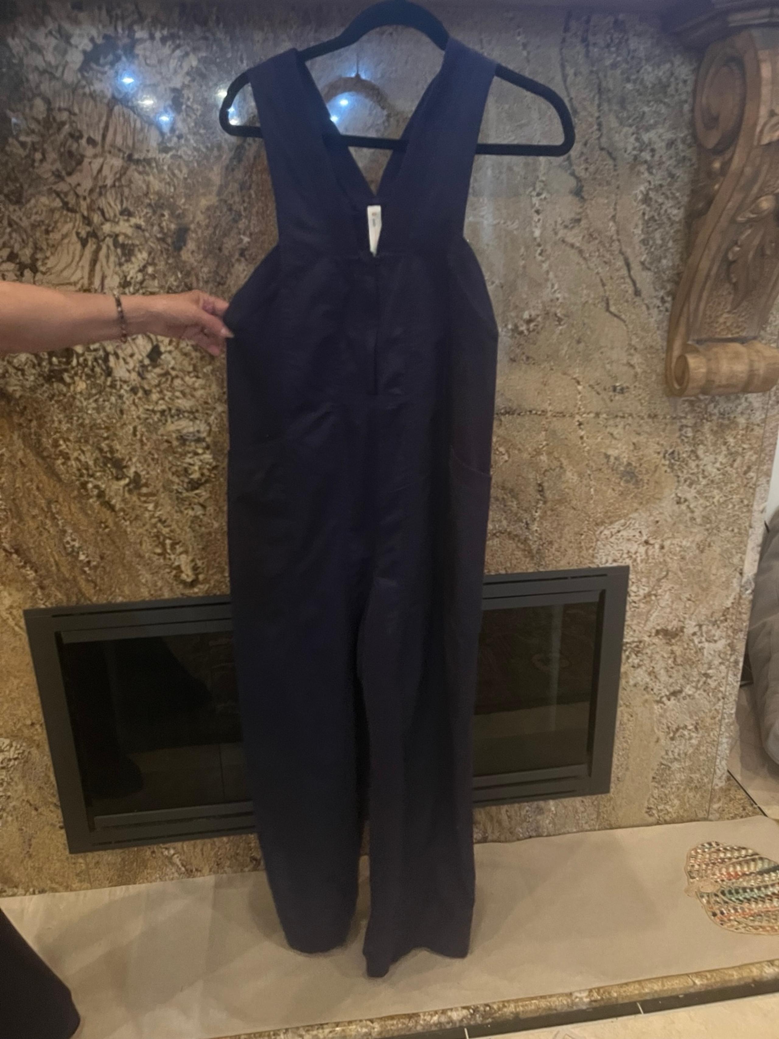 Anthropologie DAILY PRACTICE Soller navy sleeveless  romper Jumpsuit