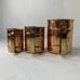 Copper & Brass Measuring Cups Set European Portugal Made 1/4 1/2 & 1 Liter Litre