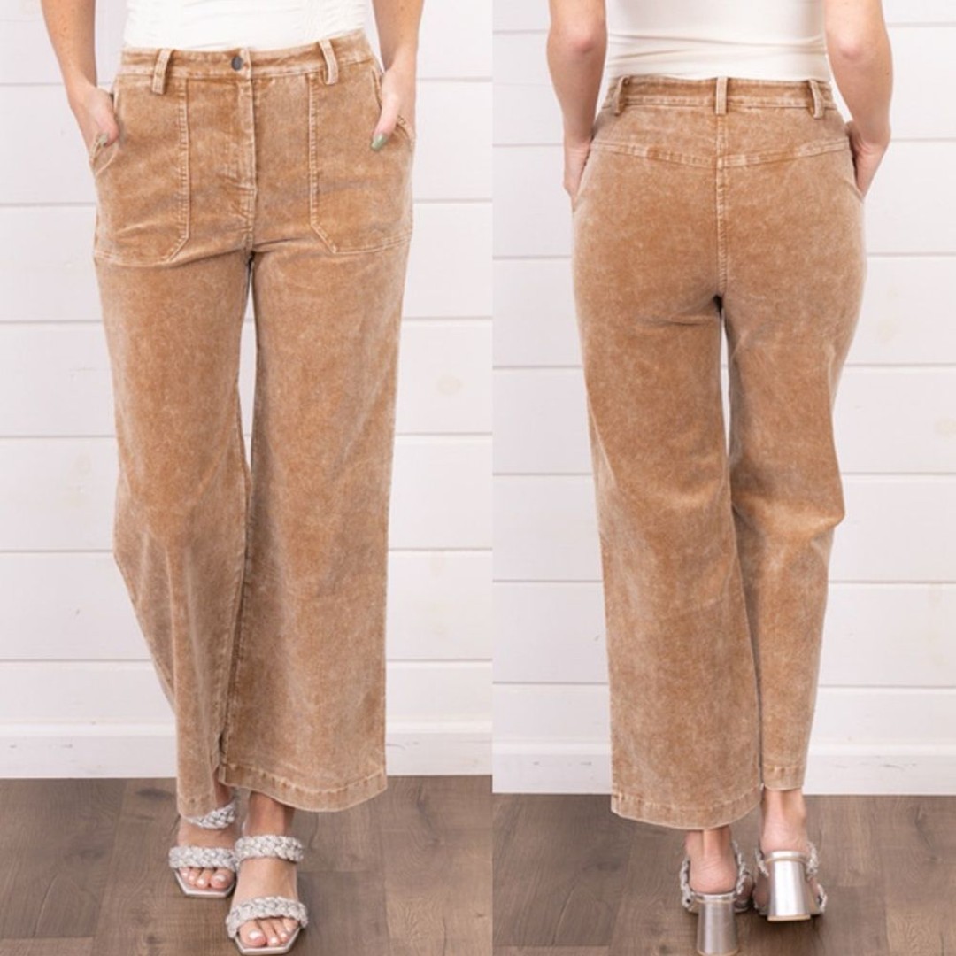Mystree Vintage Sand Corduroy Trousers Pants Medium